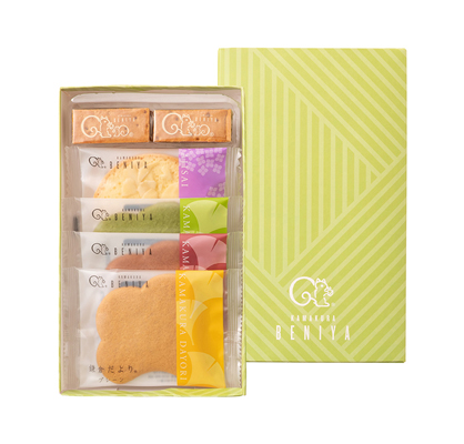 詰合せ01（クルミッ子2個　あじさい1枚　鎌倉だより3枚）