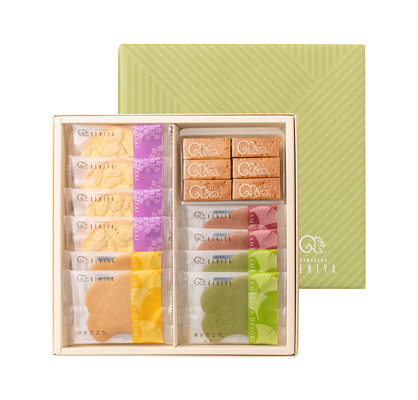 詰合せ03（クルミッ子6個　あじさい4枚　鎌倉だより6枚）