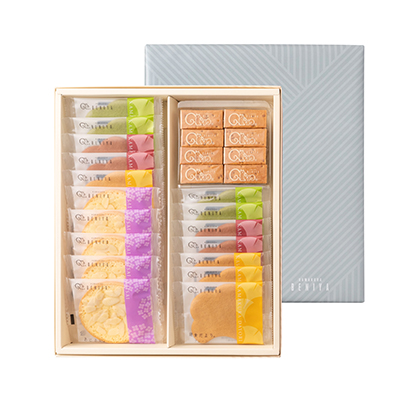 詰合せ【仏事専用】（クルミッ子8個　あじさい5枚　鎌倉だより12枚）